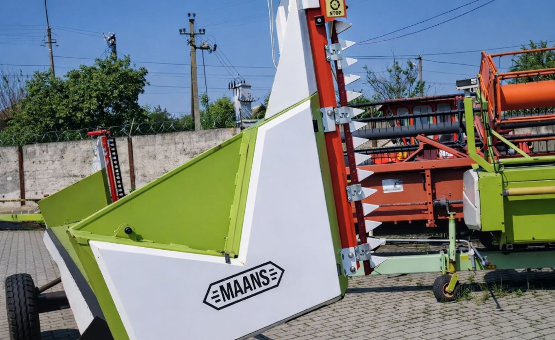Ріпаковий стіл MAANS-RH 6500 (6,5 м) для комбайна, бокові ножі та ріжучий апарат