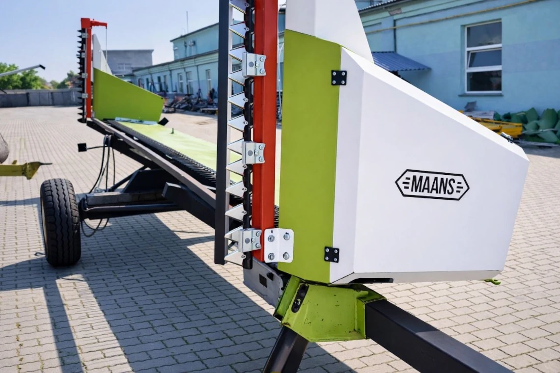 Ріпаковий стіл MAANS-RH 9500 (9,5 м) для комбайна, подвійна система різання та планетарний привід
